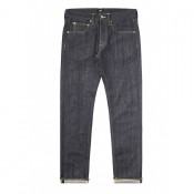 ED-55 Regular Tapered Jeans Red Listed Selvage Denim Unwashed