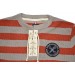 A Piece of Chic Club Jersey, rusty red/mastic grey