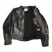 Thedi Leathers Cafe Racer Jacket Black Horsehide XL