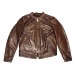 Thedi Leathers Cafe Racer Jacket Canneto Brown Cowhide