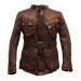 Thedi Leathers Long Jacket brown