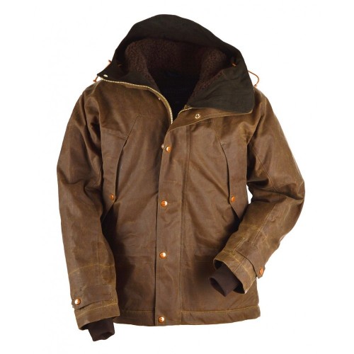 Manifattura Ceccarelli Mountain Jacket dark tan/brown fleece