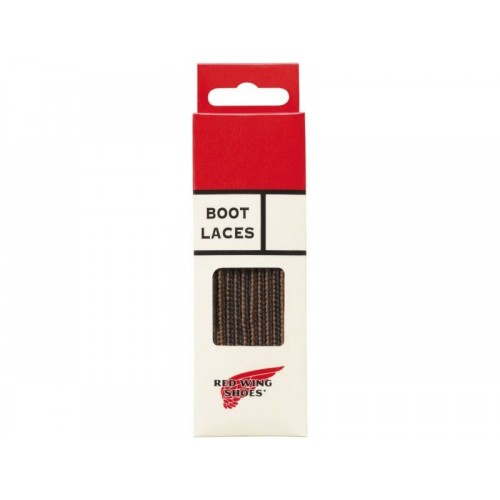 Red Wing Boot Laces black/brown 48