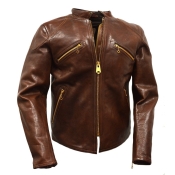 Thedi Leathers "Cafe Racer Jacket" Canneto...