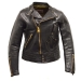 Thedi Leathers "Cafe Racer Black" Washed Horsehide