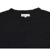 Merz b. Schwanen T-Shirt Pima-Baumwolle deep black