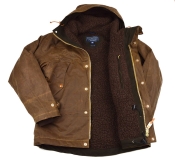 Manifattura Ceccarelli "Mountain Jacket" dark tan/brown fleece