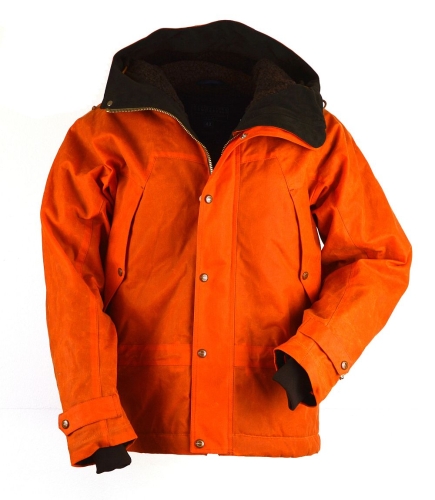 Manifattura Ceccarelli "Mountain Jacket" orange/brown fleece
