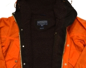 Manifattura Ceccarelli "Mountain Jacket" orange/brown fleece