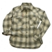 Tellason Topper Plaid Flannel Shirt Olive XXL