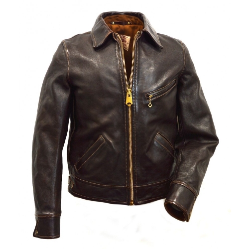 Thedi Leathers "Brown Horsehide Jacket"