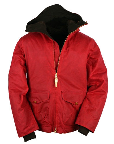 Manifattura Ceccarelli "Blazer Coat" Red/Brown Fleece