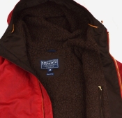 Manifattura Ceccarelli "Blazer Coat" Red/Brown Fleece