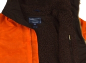 Manifattura Ceccarelli "Blazer Coat" Orange/Brown Fleece 46 (XXL)