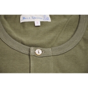 Merz b. Schwanen, Knopfleistenhemd, 1/1 Arm 2-fädig, army M