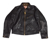 Thedi Leathers "Black Horsehide Jacket" L