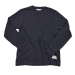 Merz b. Schwanen Knopfleistenhemd Vintage Optik, navy XL