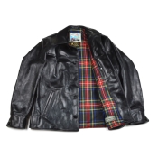 AERO Teamster Black Stewart Tartan Horsehide