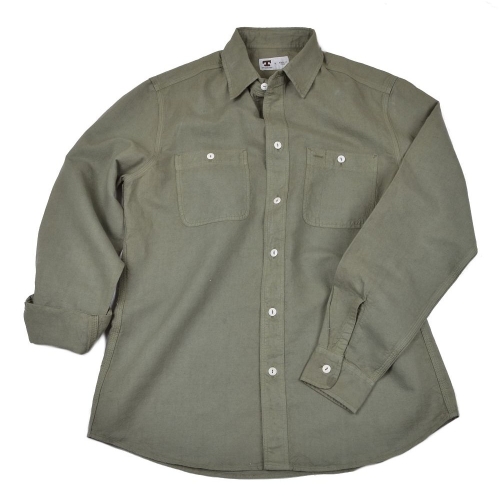 Tellason Utility Shirt Cotton/Linen Moss XL