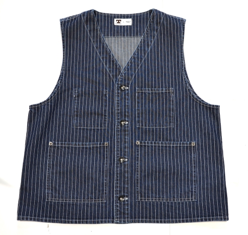 Tellason JK Vest Wabash Blue/White L