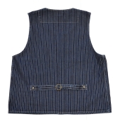 Tellason JK Vest Wabash Blue/White L