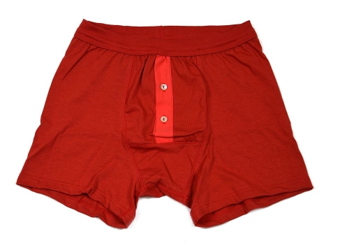 Merz b. Schwanen Knopfleisten Unterhose Red