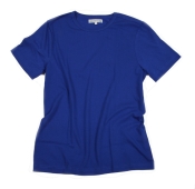 Merz b. Schwanen 1950er Rundhals T-Shirt Vintage Blue