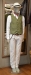 Vétra Hopsack Trousers Ecru 38