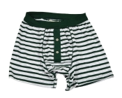 Merz b. Schwanen Knopfleisten Unterhose green/white