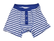 Merz b. Schwanen Knopfleisten Unterhose blue/white