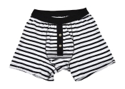 Merz b. Schwanen Knopfleisten Unterhose black/white