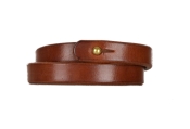 OBERWEIHER Lederarmband tobacco/brass XL (21 cm)
