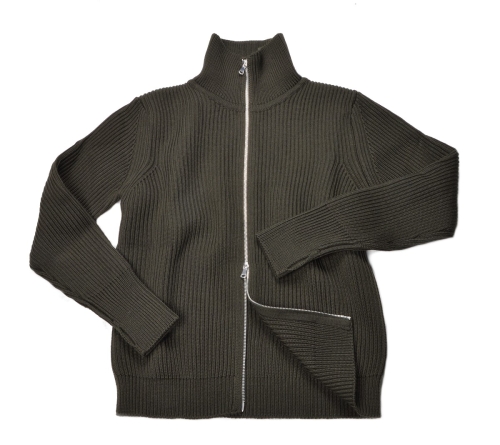 Andersen-Andersen Navy Full-Zip Hunting Green S