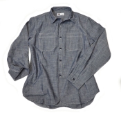 Tellason Fisher Shirt New Chambray Blue XL