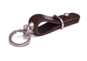 OBERWEIHER ORIGINAL Schlüsselanhänger "Swivel" DarkBrown/Nickel