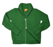 Andersen-Andersen Navy Full-Zip Green