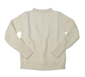 Andersen-Andersen Navy Crewneck Offwhite