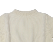 Andersen-Andersen Navy Crewneck Offwhite