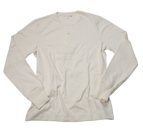 Merz b. Schwanen, Knopfleistenhemd, 1/1 Arm 2-fädig, nature