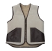 Thedi Leathers "Sheepskin Vest" White