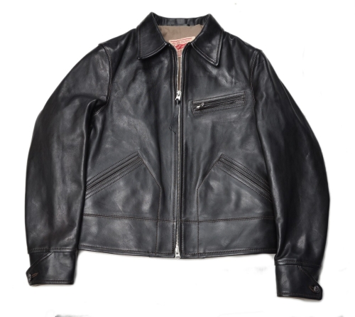 Thedi Leathers Horsehide Jacket Black