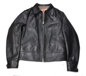 Thedi Leathers Horsehide Jacket Black