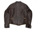 Thedi Leathers Mens Brown Leather Jacket Goatskin