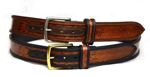 OBERWEIHER ORIGINAL Gürtel Schlangenleder