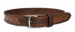 OBERWEIHER ORIGINAL Gürtel Schlangenleder Braun Messing versilbert