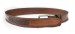 OBERWEIHER ORIGINAL Gürtel Schlangenleder Braun Messing versilbert