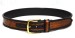 OBERWEIHER ORIGINAL Gürtel Schlangenleder Schwarz Messing
