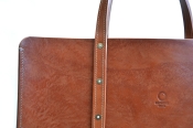 OBERWEIHER ORIGINAL Rindleder Tasche Cognac