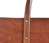 OBERWEIHER ORIGINAL Rindleder Tasche Cognac