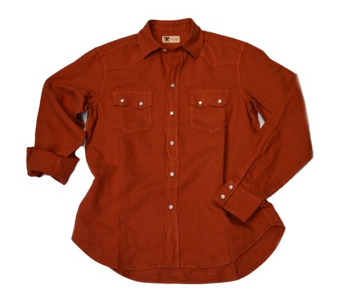 Tellason Cowboy Shirt International Orange XL
